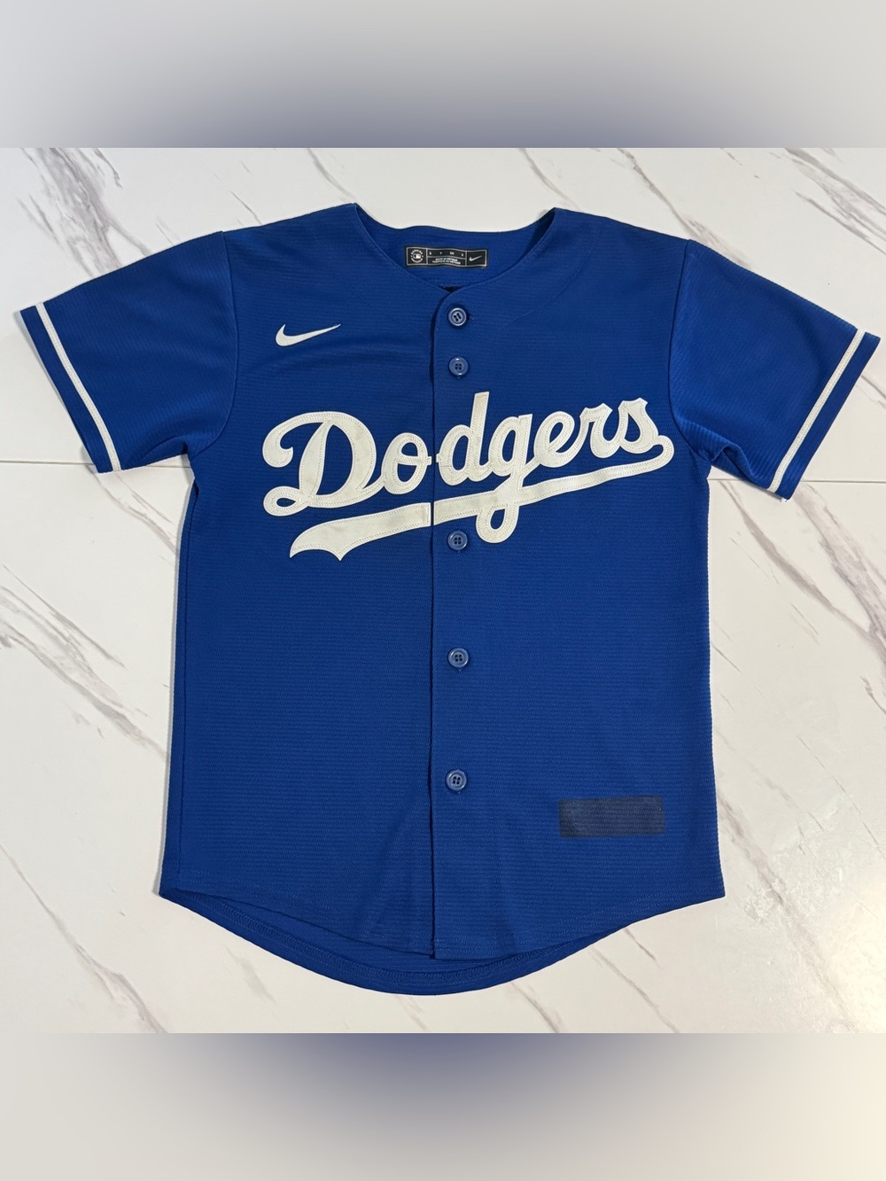 Los Angeles  Dodgers blue jersey YS